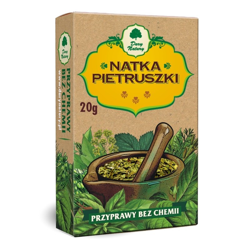 NATKA PIETUSZKI suszona PIETRUSZKA do zupy dań sosów 20g