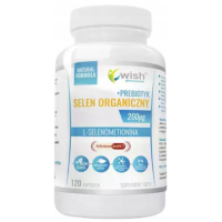 Wish SELEN ORGANICZNY 200µg + PREBIOTYK 120kaps wsparcie