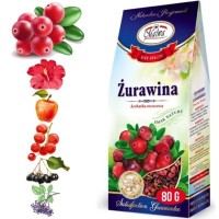 Malwa Herbatka HERBATA OWOCOWA ŻURAWINA SUSZ 80G KRÓTKA DATA