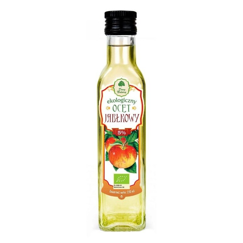 OCET JABŁKOWY 5% Z JABŁEK ekologiczny EKO 250ml 0,25L