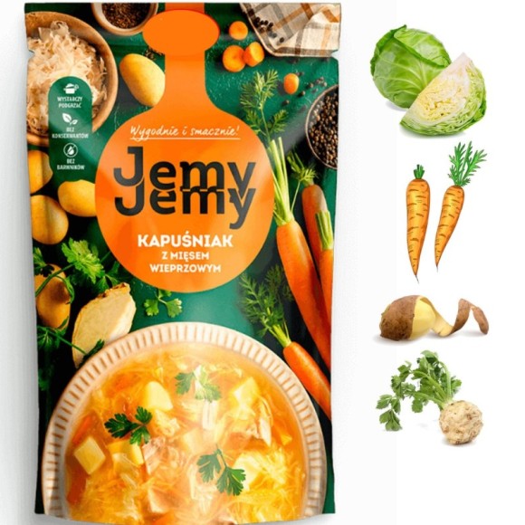 Profi JEMY JEMY zupa KAPUŚNIAK z mięsem wieprzowym 450G
