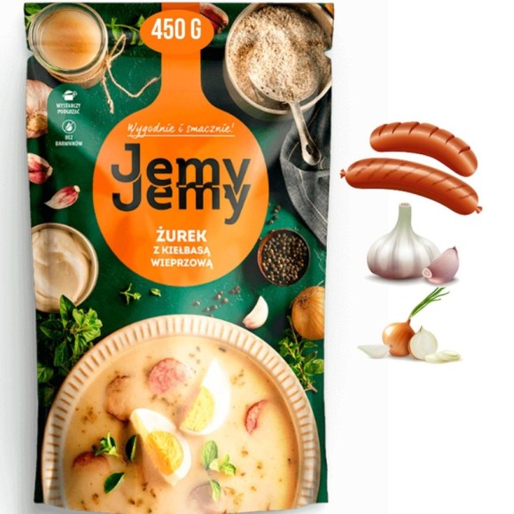 Profi JEMY JEMY zupa ŻUREK Z KIEŁBASĄ wystawczy pogrzać 450G