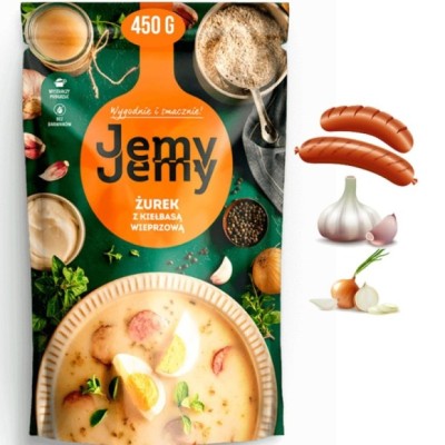 Profi JEMY JEMY zupa ŻUREK Z KIEŁBASĄ wystawczy pogrzać 450G