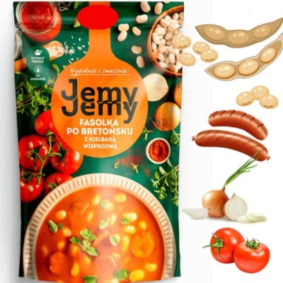 Profi JEMY JEMY danie FASOLKA PO BRETOŃSKU Z KIEŁBASĄ 400G