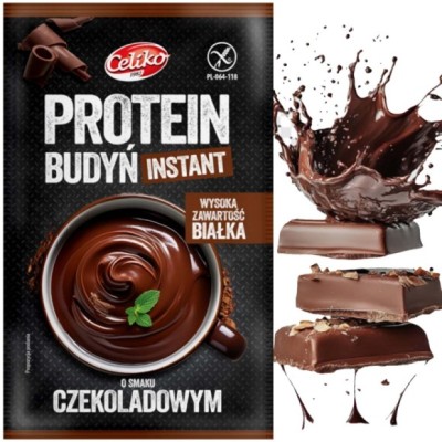 CELIKO BUDYŃ PROTENOWY CZEKOLADOWY instant BEZ GLUTENU 40g
