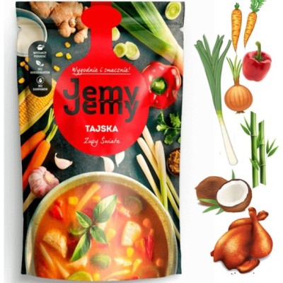 Profi JEMY JEMY zupy świata ZUPA TAJSKA z kurczakiem 400G