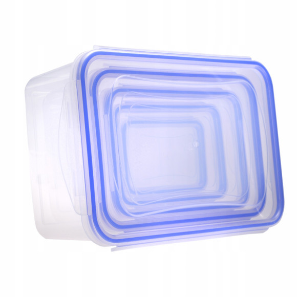 POJEMNIKI NA ŻYWNOŚĆ PLASTIKOWE PUDEŁKA 5szt: 180 400 800 1,2L 2,2L KAMILLE POJEMNIKI NA ŻYWNOŚĆ PLASTIKOWE PUDEŁKA 5szt: 180 400 800 1,2L 2,2L KAMILLE