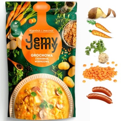 Profi JEMY JEMY ZUPA GROCHOWA z kiełbasą wieprzową