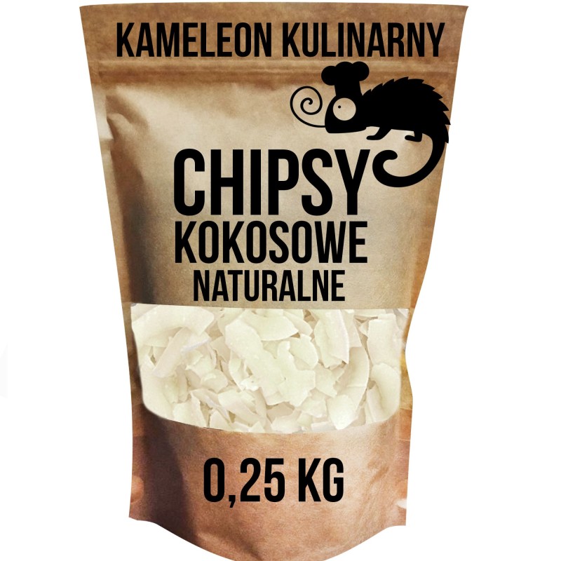 KAMELEON KULINARNY CHIPSY KOKOSOWE NATURALNE 250g