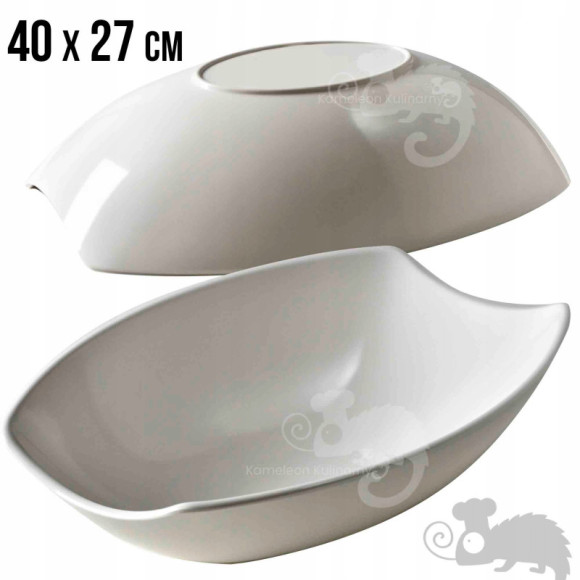 PÓŁMISEK MISA MISKA SALATERKA duża MELAMINA 40x27 PÓŁMISEK MISA MISKA SALATERKA duża MELAMINA 40x27