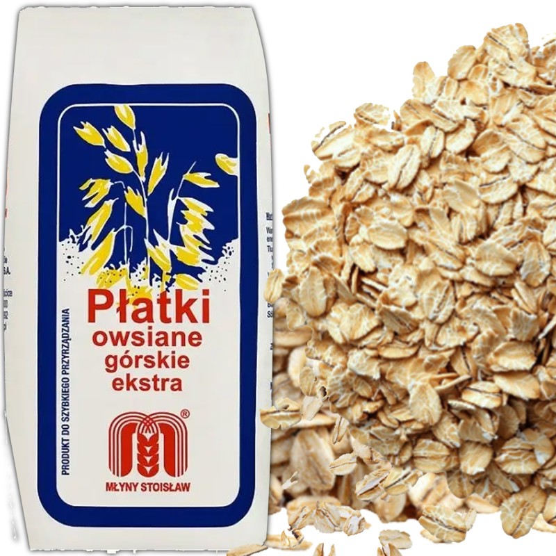 Młyny Stoisław PŁATKI OWSIANE GÓRSKIE Extra 500g
