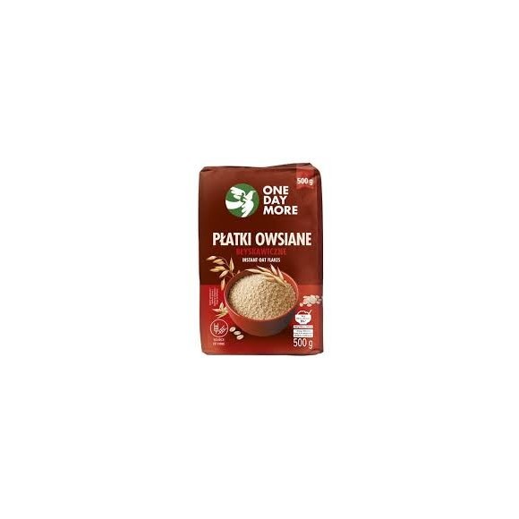 OneDayMore Płatki owsiane błyskawiczne 500g