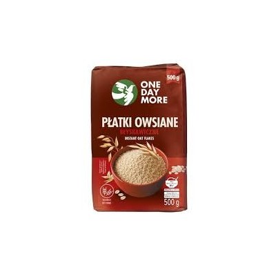 OneDayMore Płatki owsiane błyskawiczne 500g
