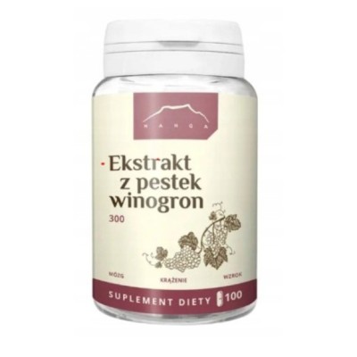 Nanga EKSTRAKT Z PESTEK WINOGRON OPC 300mg 100 kaspułek