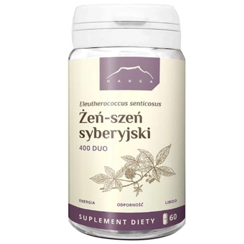 NANGA ŻEŃ-SZEŃ SYBERYJSKI 400mg 60 kapsułek wsparcie