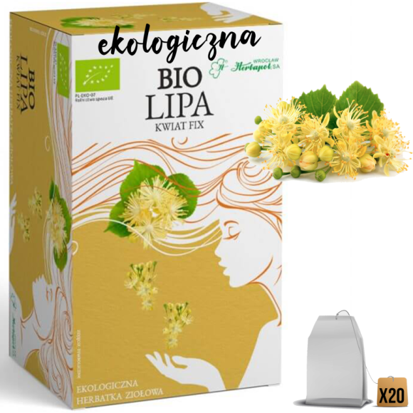 Herbapol BIO LIPA herbata ziołowa eko 20 saszetek