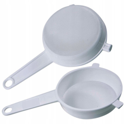 SITKO PLASTIKOWE CEDZAK gęste do filtracji fi160 16cm białe