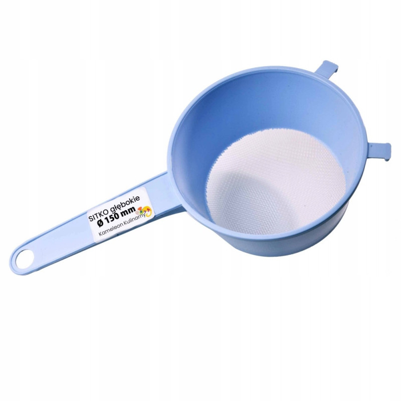 SITKO PLASTIKOWE głębokie wysokie FI 150 mm 15cm CEDZAK - losowy kolor
