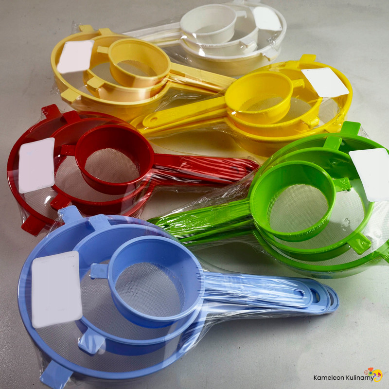 SITKO SITO PLASTIKOWE fi60 fi90 fi120 KOMPLET 3 sztuk - losowy kolor