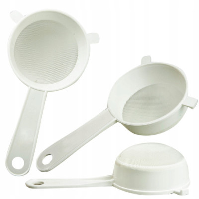 SITKO SITO PLASTIKOWE kuchenne CEDZAK gęste do filtracji fi90 mm 9cm białe