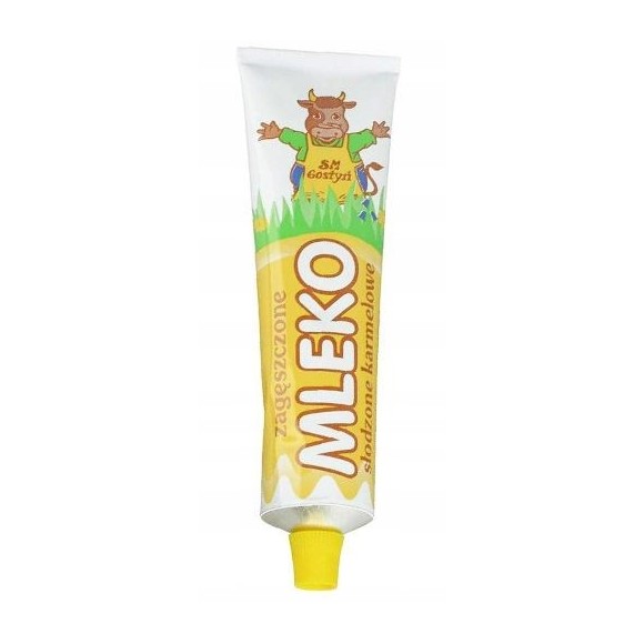 MLEKO ZAGĘSZCZONE SŁODZONE karmelowe KARMEL 150G W TUBCE