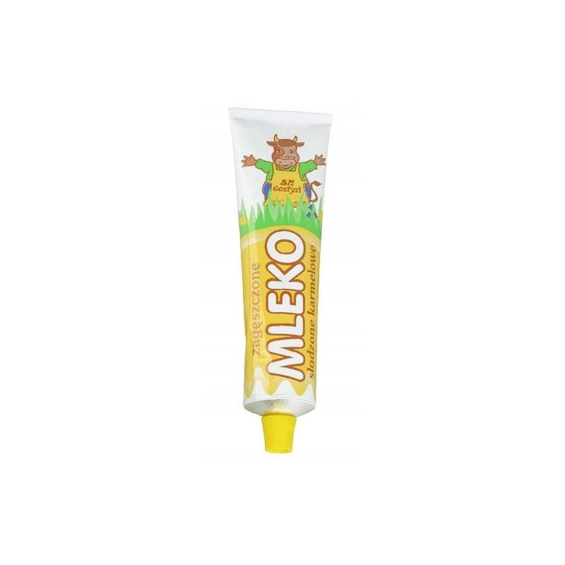 MLEKO ZAGĘSZCZONE SŁODZONE karmelowe KARMEL 150G W TUBCE