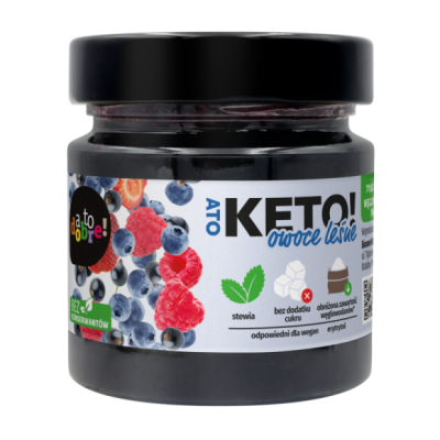 A to Dobre KETO Konfitura Owoce Leśne 31kcal 200g