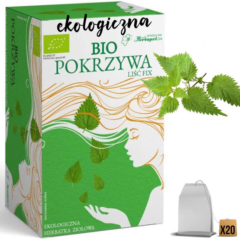 Herbapol BIO POKRZYWA herbata ziołowa eko saszetki
