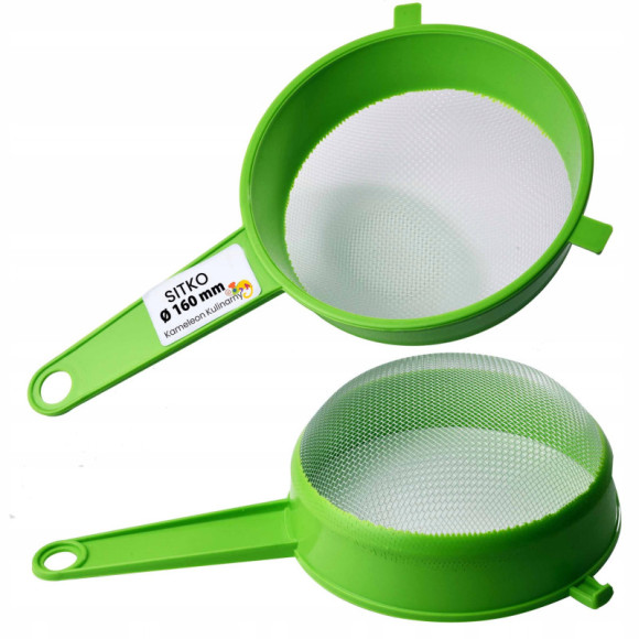 SITKO SITO PLASTIKOWE średnie FI 160 mm 16cm CEDZAK - losowy kolor