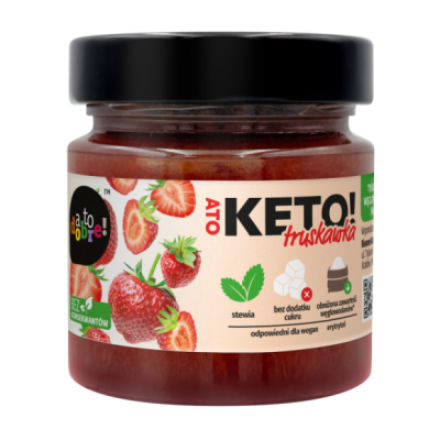A to Dobre KETO Konfitura Truskawka 21kcal 200g
