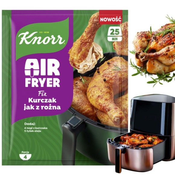 FIX KNORR AIR FRYER KURCZAK JAK Z ROŻNA 29g 3 porcje