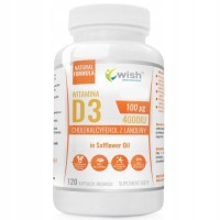 Wish WITAMINA D3 4000IU 100µg w oleju z krokosza 120kaps