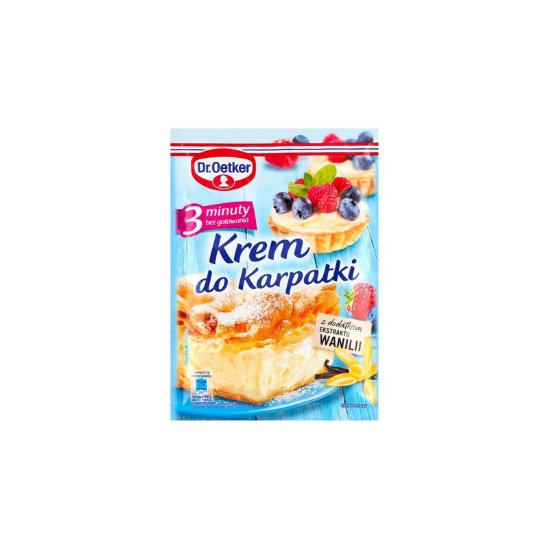 DR.OETKER KREM DO KARPATKI 115g 3 minuty bez gotowania
