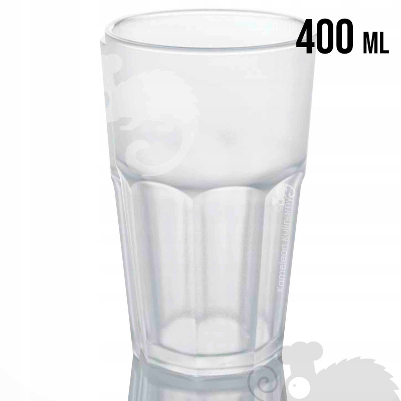 SZKLANKA POLIWĘGLAN nietłukąca FROSTED 400ml 0,4 L