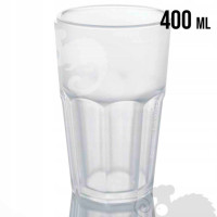 SZKLANKA POLIWĘGLAN nietłukąca FROSTED 400ml 0,4 L