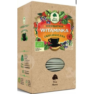 Dary Natury Witamina eko herbatka x25 Aronia Głóg Hibiskus