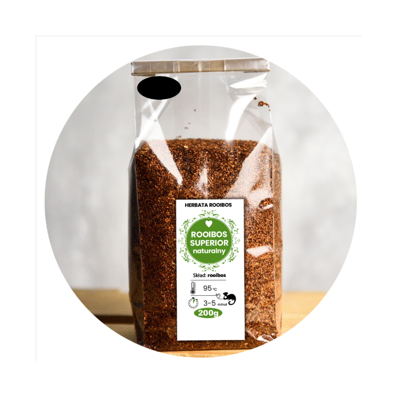 herbata ROOIBOS NATURALNY SUPERIOR Czerwonokrzew duże
