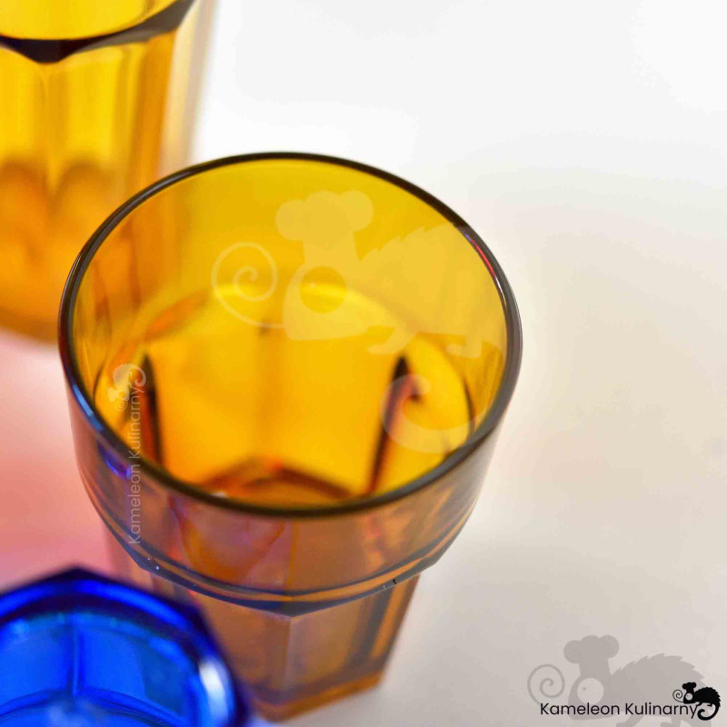 SZKLANKA Z POLIWĘGLANU nietłukąca BRĄZOWA 360ml