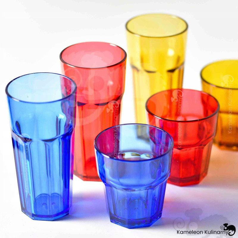 SZKLANKA Z POLIWĘGLANU nietłukąca BRĄZOWA 360ml