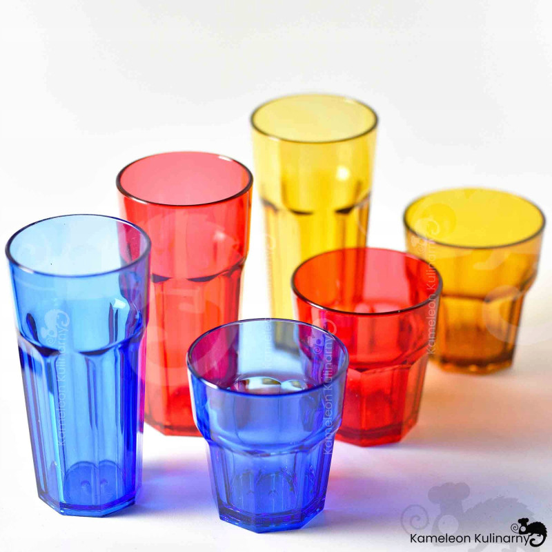 SZKLANKA Z POLIWĘGLANU nietłukąca BRĄZOWA 360ml