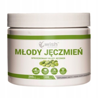 Wish MŁODY JĘCZMIEŃ 1000tab Naturalny Detox wsparcie