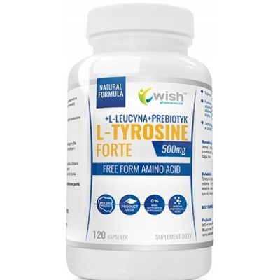 Wish L-TYROSINE forte L TYROZYNA 500mg 120kapsułek