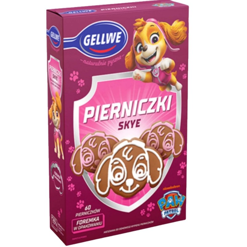 Gellwe Pierniczki mieszanka do wypieku Psi Patrol Skye 350g
