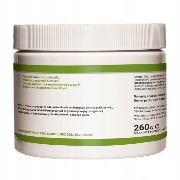 Wish MŁODY JĘCZMIEŃ 1000tab Naturalny Detox wsparcie