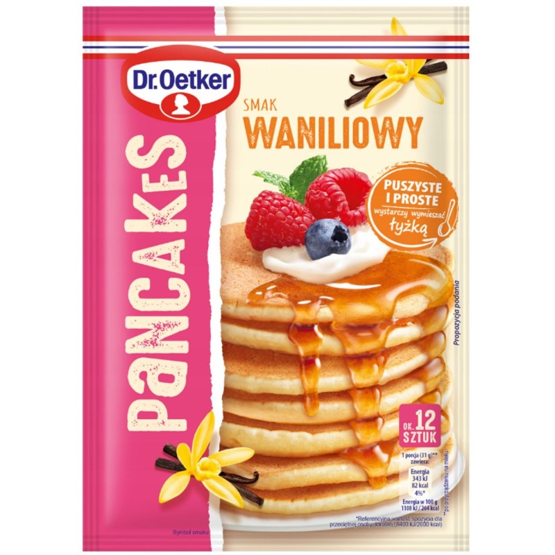 Dr.Oetker PANCAKES SMAK WANILIOWY MIESZANKA NA NALEŚNIKI