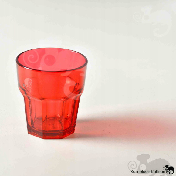 SZKLANKA Z POLIWĘGLANU poliwęglan nietłukąca CZERWONA CZERWIEŃ 250ml 0,25L SZKLANKA Z POLIWĘGLANU poliwęglan nietłukąca CZERWONA CZERWIEŃ 250ml 0,25L