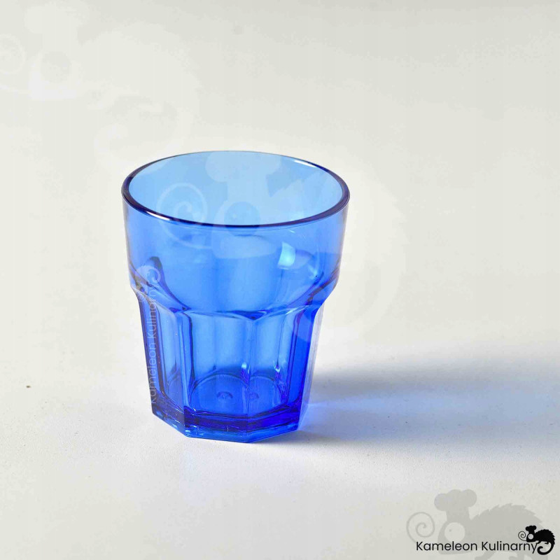 SZKLANKA Z POLIWĘGLANU poliwęglan nietłukąca NIEBIESKA 250ml 0,25L