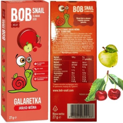 BOB SNAIL JELLY WIŚNIA 27g