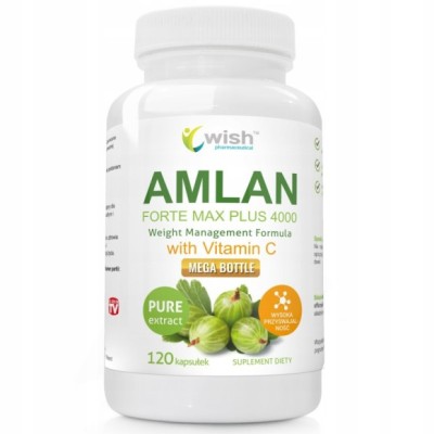 Wish AMLAN AMLA FORTE MAX PLUS 4000mg + WIT. C 120kaps