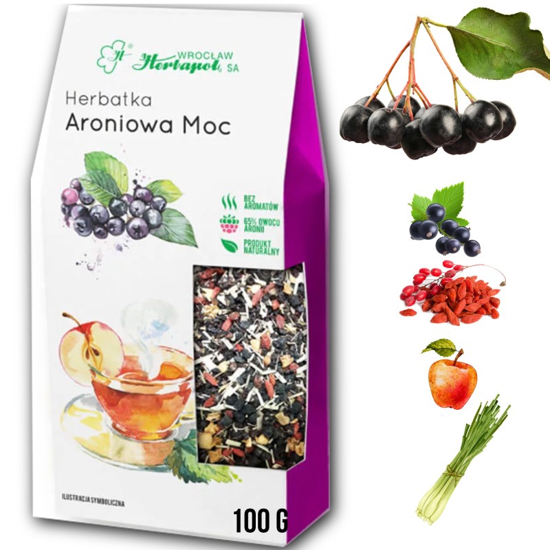 Herbapol ARONIOWA MOC aronia porzeczka goji jabłko trawa